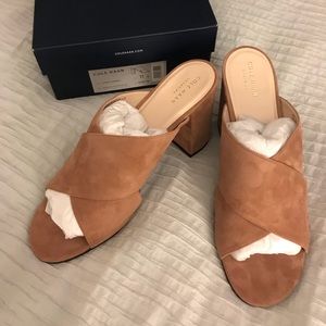 NWT!! Cole Haan Gabby Suede Block Heel